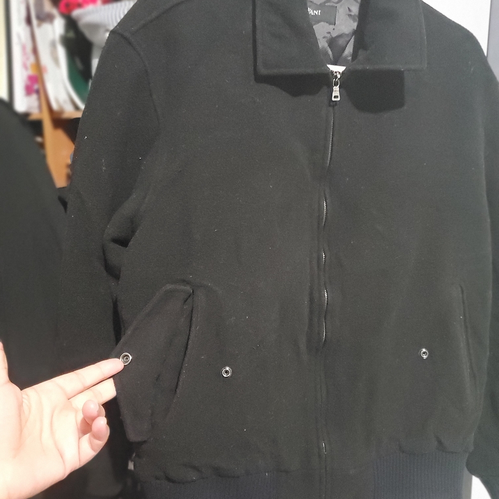 Alfani Black Wool Jacket for Men